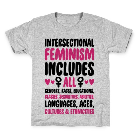 Intersectional Feminism Kids T-Shirt