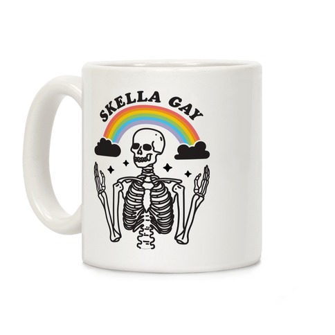 Skella Gay Skeleton Coffee Mug