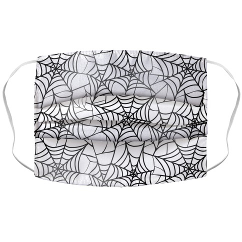 Spider Web Pattern Accordion Face Mask