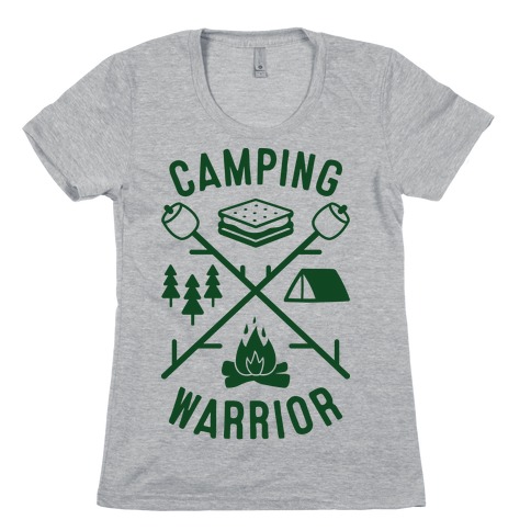 Camping Warrior Womens T-Shirt