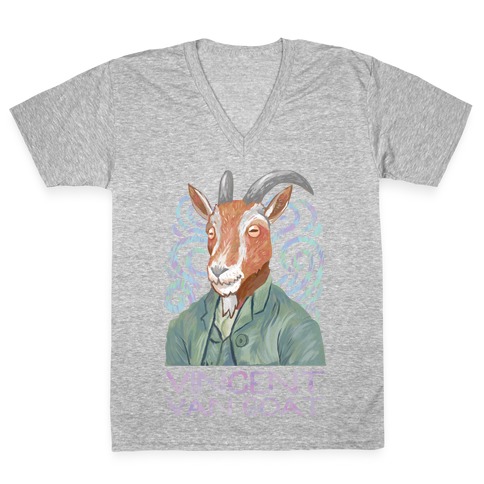 Vincent Van Goat V-Neck Tee Shirt