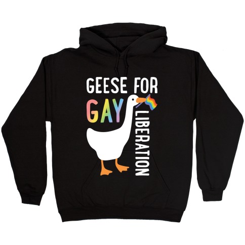 Geese For Gay Liberation Hooded Sweatshirt