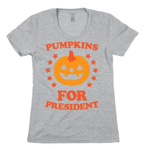 Pumpkins For President Womens T-Shirt