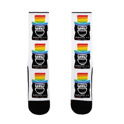 Babadook Is A Gay Icon Sock