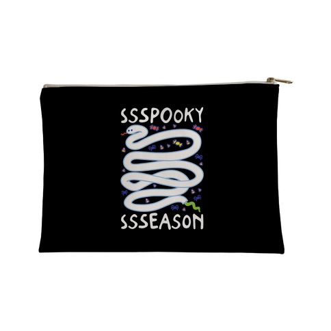 Ssspooky Ssseason Snake  Accessory Bag