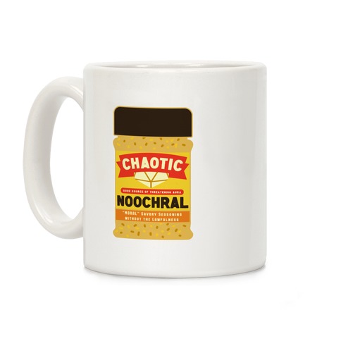 Chaotic Noochral (Chaotic Neutral Nutritional Yeast) Coffee Mug