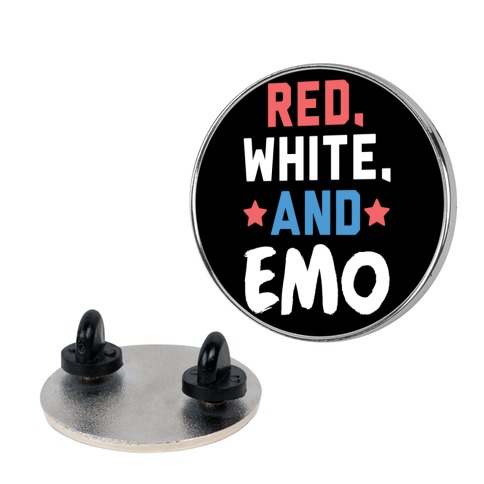 Red, White, And Emo Pin