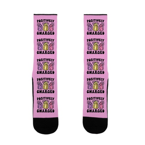 Positively Charged Crystals Sock