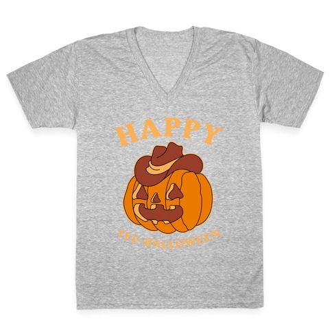 Happy Yee-halloween  V-Neck Tee Shirt