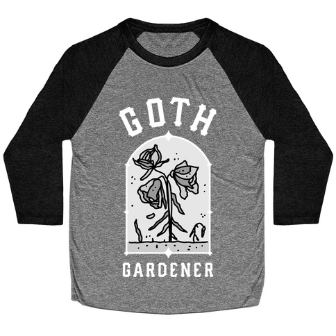 Goth Gardener Baseball Tee