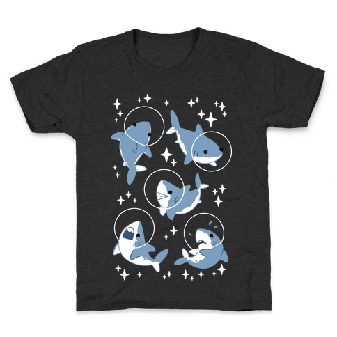 Space Shark Pattern Kids T-Shirt