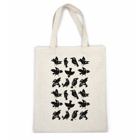 Cute Crow Pattern Casual Tote