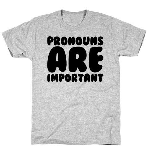 Pronouns Are Important T-Shirt