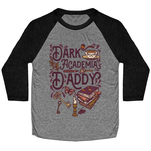 Dark Academia Daddy Baseball Tee