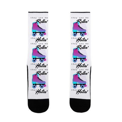 They See Me Rollin' (Synthwave) Sock