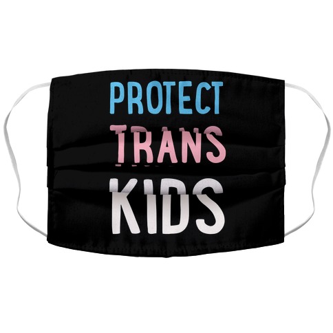 Protect Trans Kids Accordion Face Mask