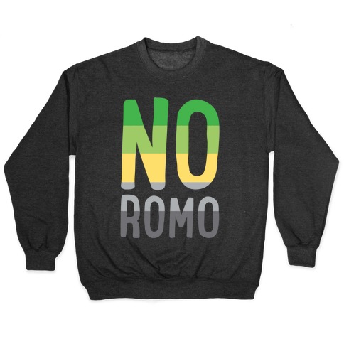 No Romo White Print T-Shirts