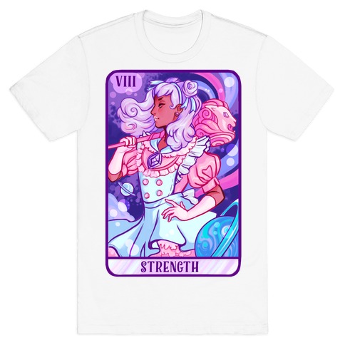 (Magical Girl) Strength Tarot Card T-Shirt