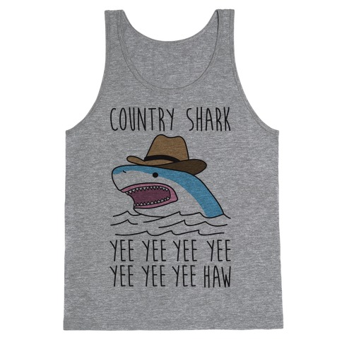Country Shark Yee Haw Tank Top
