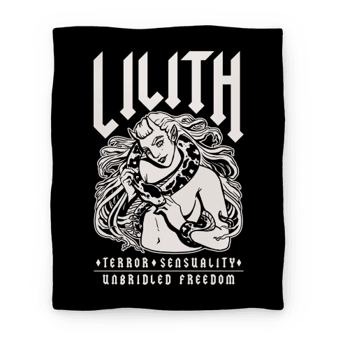 Lilith Terror Sensuality Unbridled Freedom Blankets | LookHUMAN