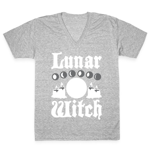 Lunar Witch V-Neck Tee Shirt
