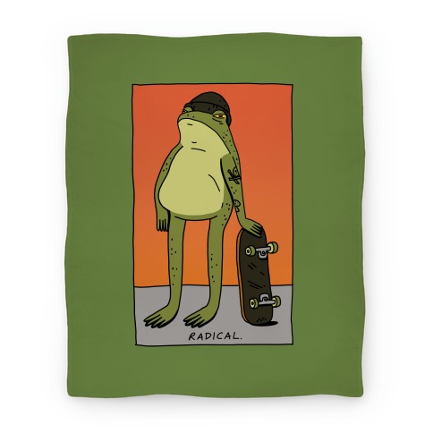 Radical Frog Skater Blanket