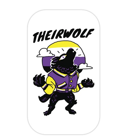 The night of the werewolf - Wolf - Sticker