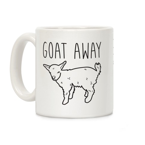 Goat Away Coffee Mug