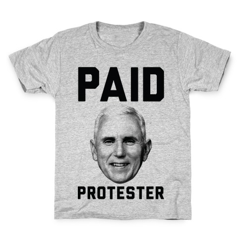 Paid Protester Kids T-Shirt
