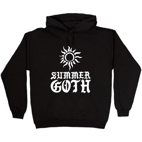 Summer Goth Hooded Sweatshirt