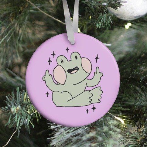 Flicky Frog Ornament