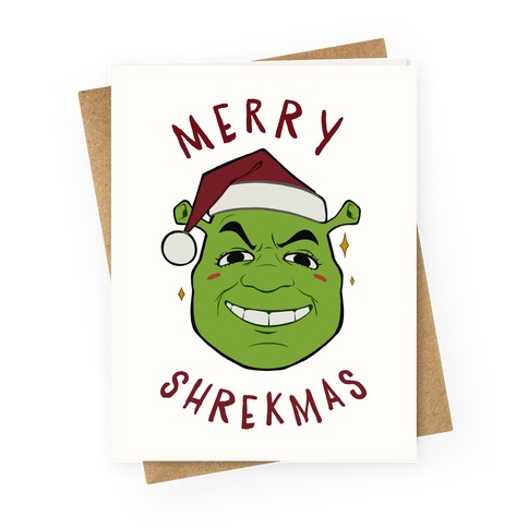 Merry Shrekmas Greeting Card