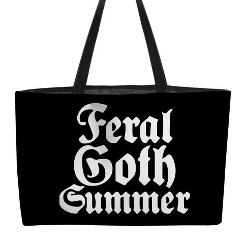 Feral Goth Summer Weekender Tote