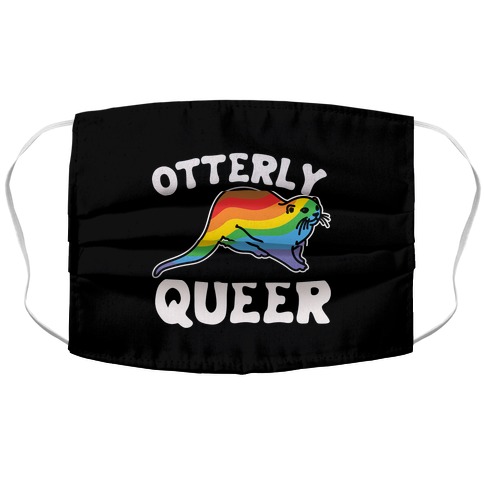 Otterly Queer Accordion Face Mask