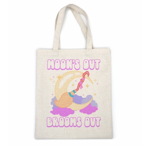 Moon's Out Brooms Out Casual Tote