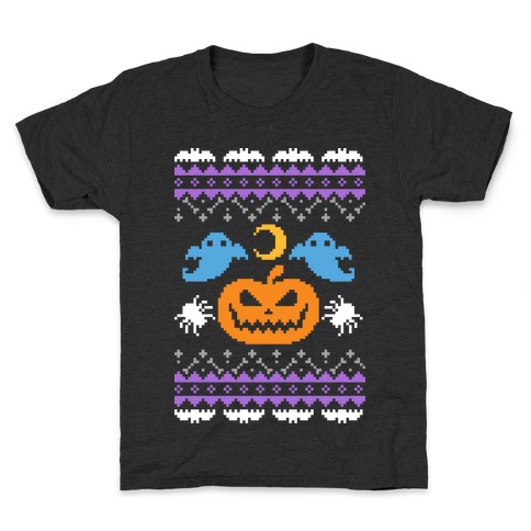 Ugly Halloween Sweater Kids T-Shirt