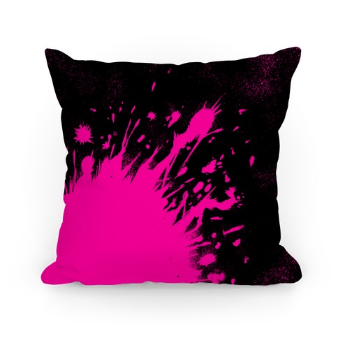 Pillow Cover Paint splatter. 