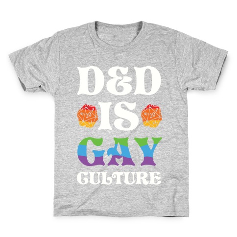 D&D Is Gay Culture Kids T-Shirt