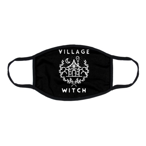Village Witch Flat Face Mask