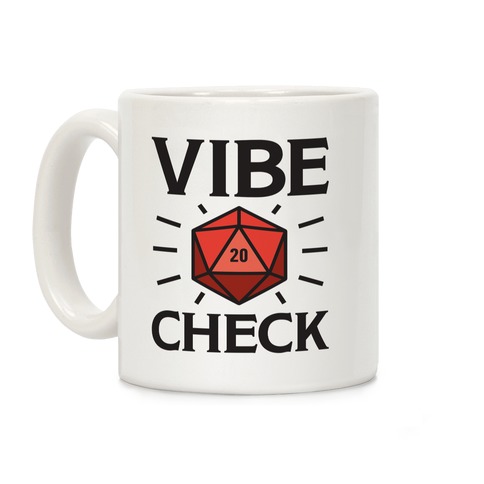 Vibe Check D20 Coffee Mug