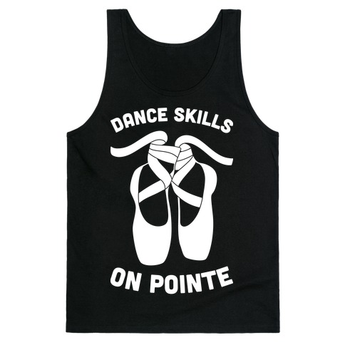 Dance Skills On Pointe (White) Tank Top