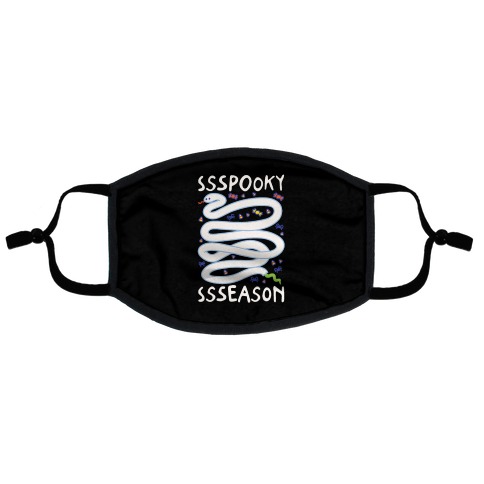 Ssspooky Ssseason Snake Flat Face Mask