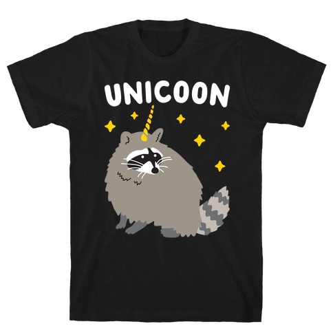 Unicoon Raccoon Unicorn T-Shirt