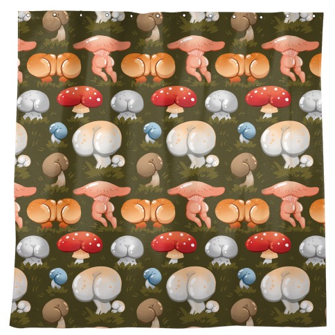 Sexy mushrooms Shower Curtain