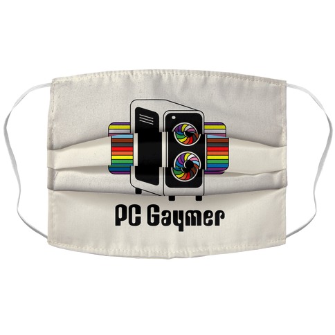 PC Gaymer Accordion Face Mask