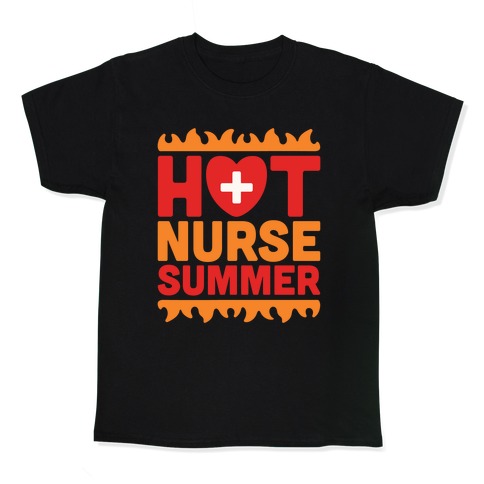 Hot Nurse Summer Parody Kids T-Shirt