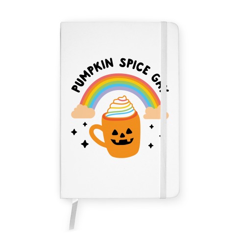 Pumpkin Spice Gay Notebook