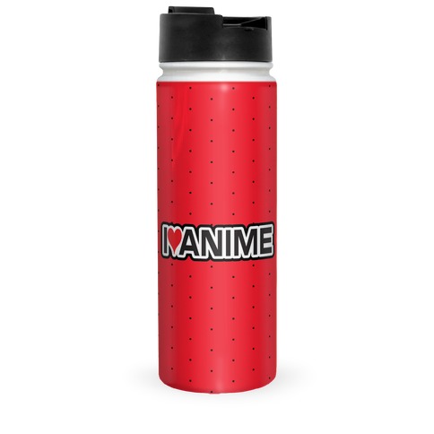 I Love Anime Travel Mug