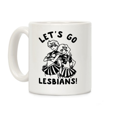 Let's Go Lesbians Uranus Neptune Coffee Mug