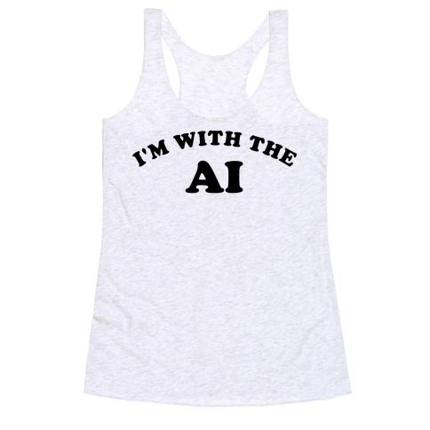 I'm With The AI Racerback Tank Top